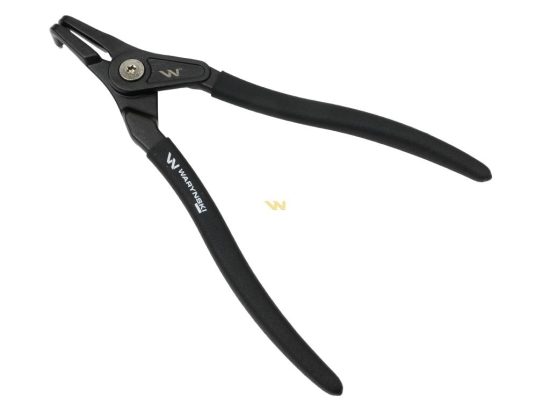 Specjalistyczne szczypce do pierścieni osadczych, 305 mm zewnętrzne wygięte 12", do prac w mechanice, Waryński