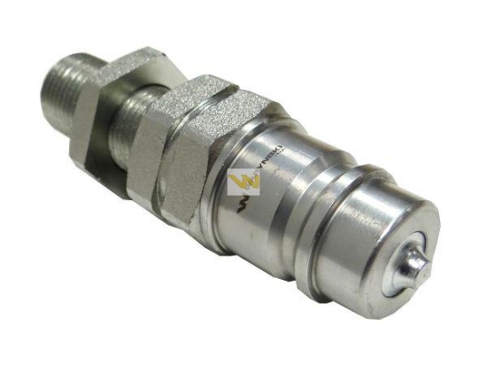 Szybkozłącze hydrauliczne wtyczka long M18x1.5 gwint zewnętrzny EURO (9100818W) (ISO 7241-A) Waryński
