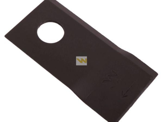 Nóż. nożyk kosiarka prawy 100x48x3mm otwór 19 zastosowanie 9041777 9527280 Claas WARYŃSKI ( sprzedawane po 25 )