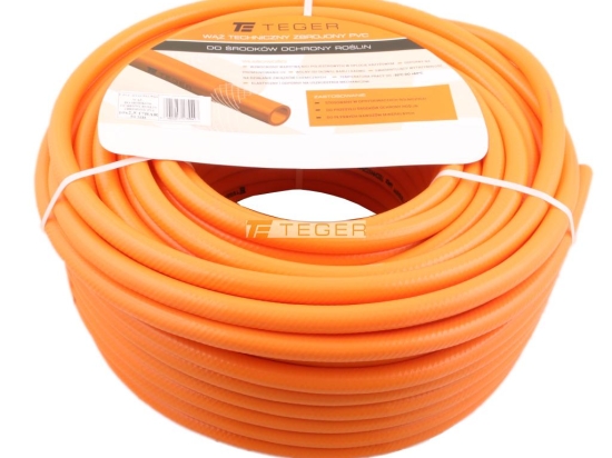Wąż do środków ochrony roślin (do opryskiwaczy) zbrojony PVC 10X2.5 10bar TEGER (sprzedawane po 50m)