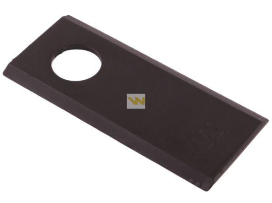 Nóż, nożyk kosiarka 105X47X3mm otwór 21 zastosowanie CM15 PZ Vicon Kverneland WARYŃSKI ( sprzedawane po 25 )