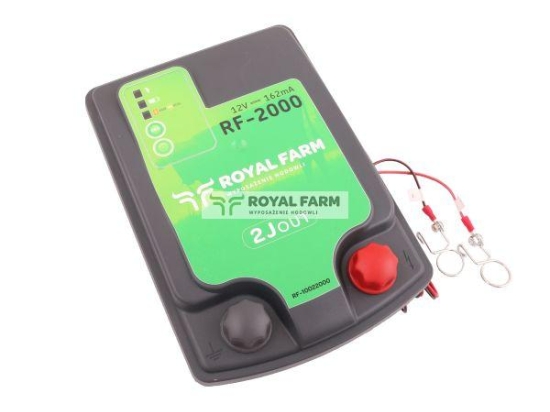 Elektryzator 2J bateryjno-sieciowy (uniwersalny) RF-2000 z zasilaczem ROYAL FARM