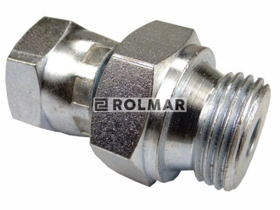 Przyłącze proste AB M18x1,5 12L (nastawne) / GZ 1/2" ED 