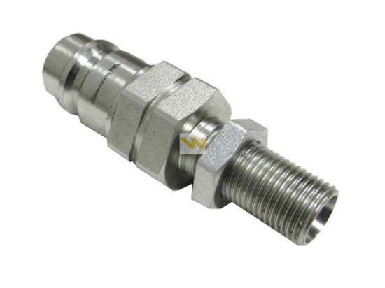 Szybkozłącze hydrauliczne wtyczka long M16x1.5 gwint zewnętrzny EURO (9100816W) (ISO 7241-A) Waryński