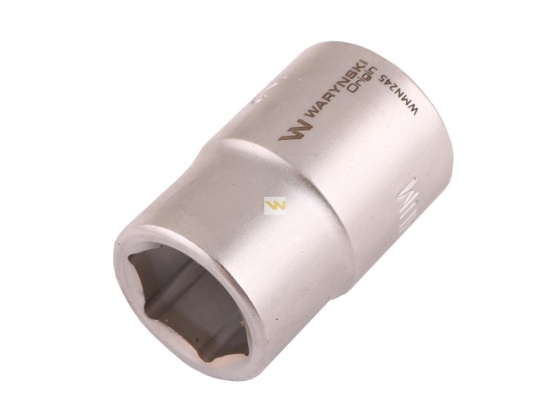 Nasadka sześciokątna 3/4". 21 mm. CrV50BV30. DIN 3124. Waryński