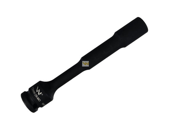 Nasadka udarowa 1/2", sześciokątna slim przelotowa ze stali CrMo 13mm długość 150 mm, stosowane w mechanice do kluczy udarowych, Waryński