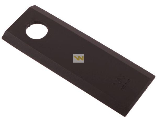 Nóż, nożyk kosiarka 123X46X4mm otwór 18.25 zastosowanie 56451210 Kuhn WARYŃSKI ( sprzedawane po 25 )