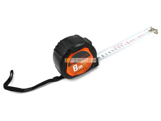 Miara stalowa rozwijana kompaktowa 8m 27mm grubość taśmy 0,16mm TEGER