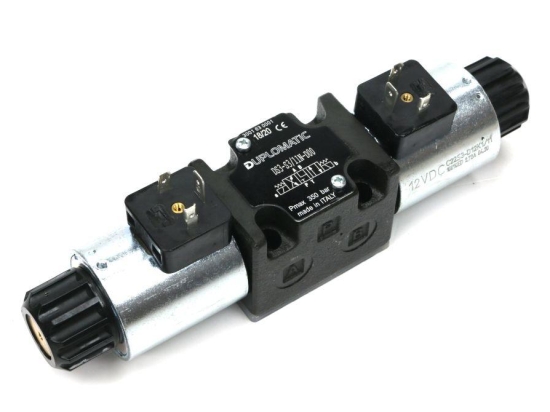 Rozdzielacz (elektrozawór) suwak "Y" DS3-S3/11N-D12 12V DC (cewka x 2) Heavy 350bar. 100l/min Duplomatic