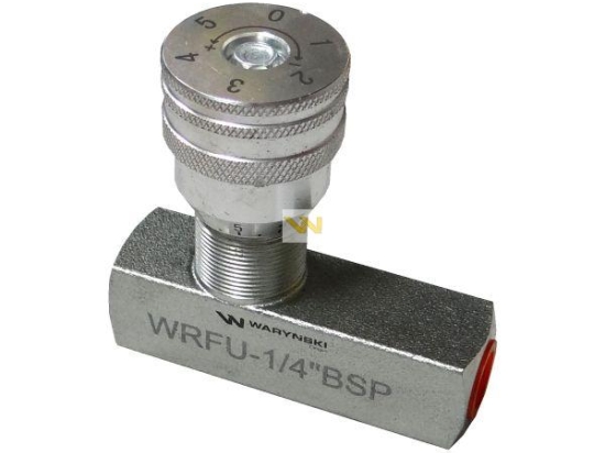 Zawór dławiąco-zwrotny WRFU 90 1/4"BSP Waryński