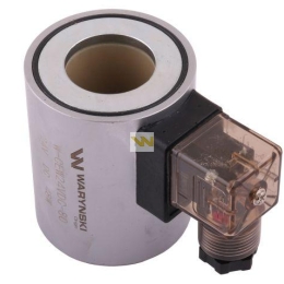 Cewka dzielnika elektrozaworu W-E12DVS6/2-80L. W-E12DVS3/2-80L  24V DC 48W Waryński