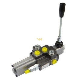 Rozdzielacz hydrauliczny 1-sekcyjny max przepływ 40L  z sekcją pływającą Waryński