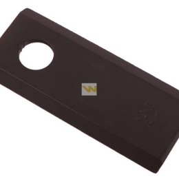 Nóż, nożyk kosiarka 114X48X4mm otwór 19 zastosowanie 1380-0027 JF-Stoll WARYŃSKI ( sprzedawane po 25 )