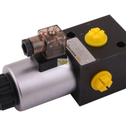 Elektrozawór 3-drogowy elektromagnetyczny kontroli 3/2 W-E12DVS3/2-80L G1/2" 12V 80L Waryński