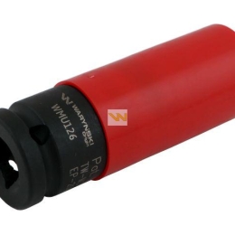 Nasadka udarowa 1/2 z magnesem do felg aluminiowych. 21mm. Waryński