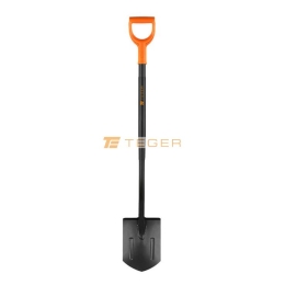 Szpadel szpiczasty na metalowym trzonku / TEGER