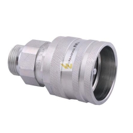 Szybkozłącze hydrauliczne skręcane wtyczka M22x1.5 gwint zewnętrzny 300bar Waryński