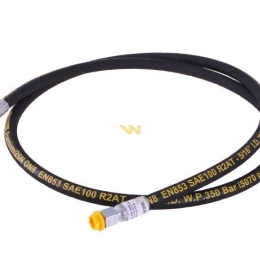 Przewód hydrauliczny 350 bar gwint M16x1.5 proste L-2000mm DN08-2SN (AA-08-2000; P11P11) 35.0MPa Waryński
