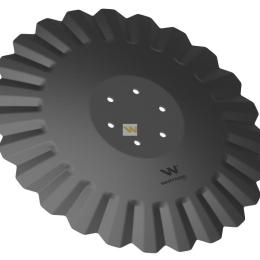 Talerz, tłoczony fi 560 mocowanie 6/120 grubość 5 mm stal borowa, Waryński