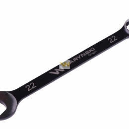 Klucz płasko-oczkowy 22 mm. CrV  standard ASME B107-2010 Waryński