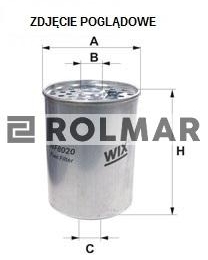 Filtr Paliwa WF8020 Wix