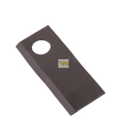 Nóż. nożyk kosiarka lewy 110X48X4mm otwór 21 zastosowanie RF 110/4 Famarol WARYŃSKI ( sprzedawane po 25 )