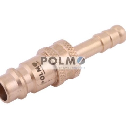 Szybkozłącze pneumatyczne P26 NW7.2 wtyczka pod wąż DN06mm POLMO  ( sprzedawane po 5 )