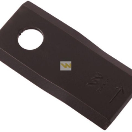 Nóż. nożyk kosiarka lewy 95x45x3.5mm otwór 16.25 zastosowanie CC20500 New Holland WARYŃSKI ( sprzedawane po 25 )