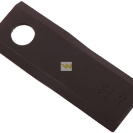 Nóż. nożyk kosiarka lewy 122x46x4mm otwór 18.25 zastosowanie 56451200 Kuhn WARYŃSKI ( sprzedawane po 25 )