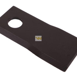 Nóż. nożyk kosiarka prawy 114x48x4mm otwór 19 zastosowanie 13800015 JF-Stoll WARYŃSKI ( sprzedawane po 25 )