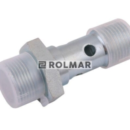 Śruba przelewowa mocująca 1/2"BSP x M22x1.5 (15L) (do zaworów krzyżowych. VAUOM WSC)