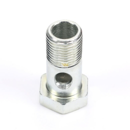 Śruba oczkowa przelewowa calowa G1/2-14. L-42mm. Waryński ( sprzedawane po 10 )