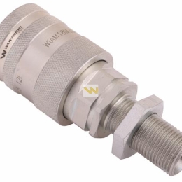 Szybkozłącze hydrauliczne gniazdo long z eliminatorem ciśnienia M18x1.5 gwint zew. EURO PUSH-PULL (9100818GL) (ISO 7241-A) Waryński