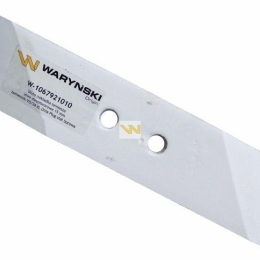 Dłuto nakładka lemiesza lewe dwuotworowe 15 mm zastosowanie VIS/34 XL Unia Pług stal borowa WARYŃSKI