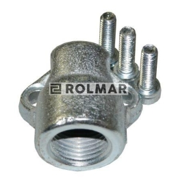 Adapter pompy hydraulicznej kątowy 1/2" 30 mm M6
