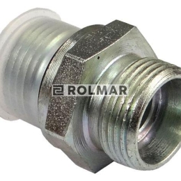 Przyłącze hydrauliczne proste BB M22x1,5-G1/2-ED z uszcz. (G1/2X22) CAST