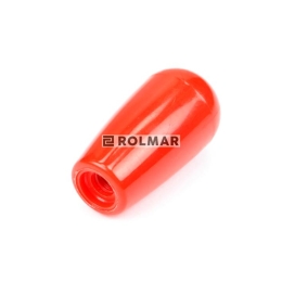 Gałka z gwintem czerwona M10 dł52mm