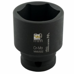 Nasadka udarowa sześciokątna 1/2". 29 mm. CrMo. DIN 3129. Waryński