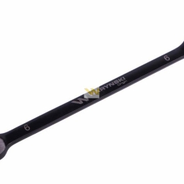 Klucz płasko-oczkowy 6 mm. CrV standard ASME B107-2010 Waryński