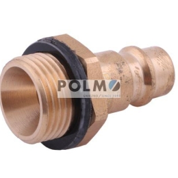 Szybkozłącze pneumatyczne P26 NW7.2 wtyczka 3/8"BSP gwint zewnętrzny POLMO  ( sprzedawane po 5 )