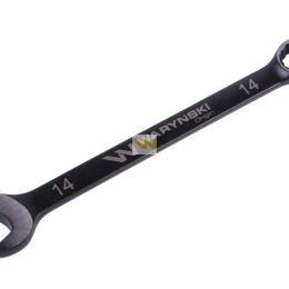 Klucz płasko-oczkowy 14 mm. CrV  standard ASME B107-2010 Waryński