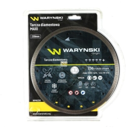 Tarcza diamentowa MAXI 230 x 22.23 mm Waryński