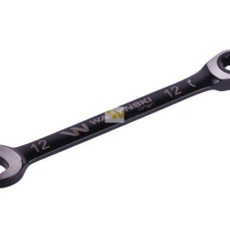 Klucz płasko-oczkowy 12 mm z grzechotką 72 zęby standard ASME B107-2010 Waryński
