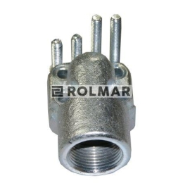Adapter pompy hydraulicznej kątowy 4 otwory 3/4" 40 mm M6