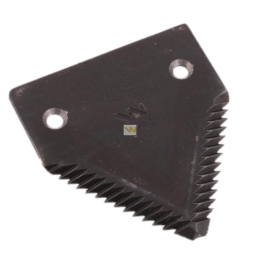 Nóż żniwny 83x76x3mm otwór 5.7 zastosowanie H213800 Schumacher WARYŃSKI ( sprzedawane po 25 )