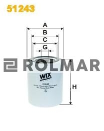 Filtr oleju John Deere LF678 Wix (zam LF678)