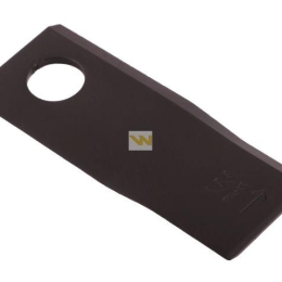 Nóż. nożyk kosiarka lewy 120x49x4mm otwór 21 zastosowanie 434975 Pottinger WARYŃSKI ( sprzedawane po 25 )