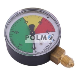 Manometr suchy M63 0-25 bar gwint M12x1.5 dolne przyłącze. Opryskiwacz POLMO