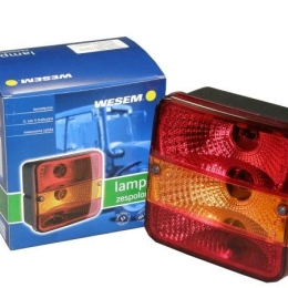 Lampa tylna zespolona kwadratowa Zetor Przyczepa Wesem
