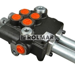 Rozdzielacz hydrauliczny 80L/min 2-sekcyjny na linki (kity)